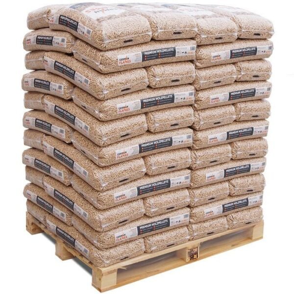 GERMAN FLAMES Holzpellets 6mm ENplusA1, 990kg Palette