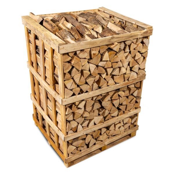 Brennholz Gigant Birken-Kaminholz Kammergetrocknet Halbe Palette 25cm